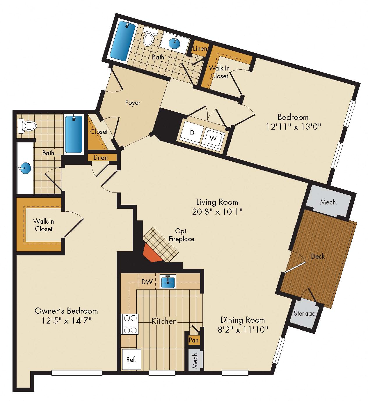 Apartment 226 floorplan